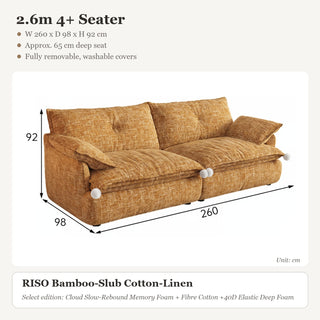 2.6m 4+ Seater