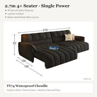 2.7m 4+ Seater · Single Power