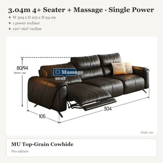 3.04m 4+ Seater + Massage · Single Power