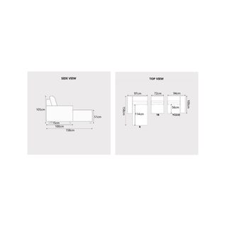 Ardyn Fabric Recliner L-Shaped Sofa by Esteller (Pet Friendly & Easy Clean)