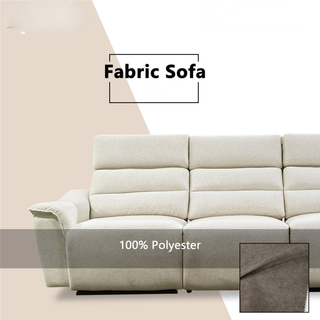 Avira Fabric Recliner Sofa by Esteller (Pet Friendly & Easy Clean)