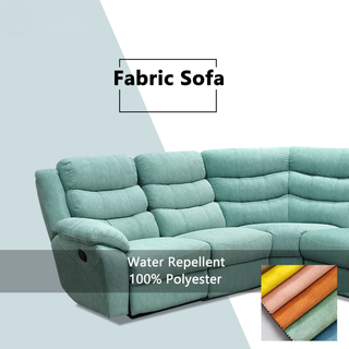 Myros Fabric Recliner Corner Sofa by Esteller (Pet Friendly & Easy Clean)