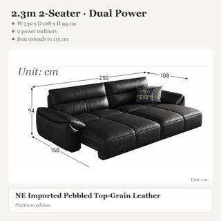 2.3m 2-Seater · Dual Power