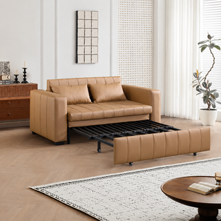 Arvessa Faux Leather Sofa Bed