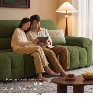 Room to sit side by side