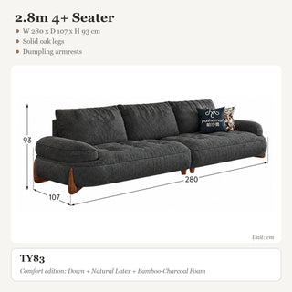 2.8m 4+ Seater