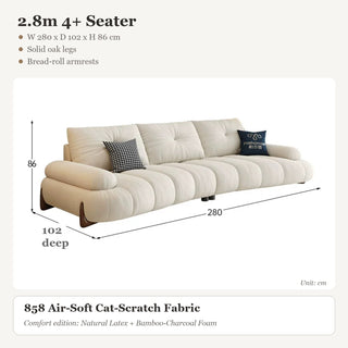 2.8m 4+ Seater