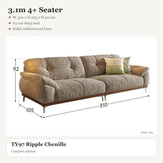 3.1m 4+ Seater