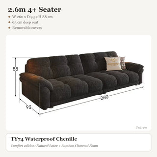 2.6m 4+ Seater