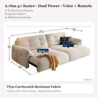 2.76m 4+ Seater · Dual Power · Voice + Remote