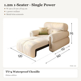 1.2m 1-Seater · Single Power