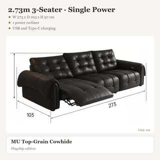 2.73m 3-Seater · Single Power