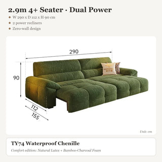 2.9m 4+ Seater · Dual Power