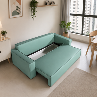 Aramora Faux Leather Sofa Bed