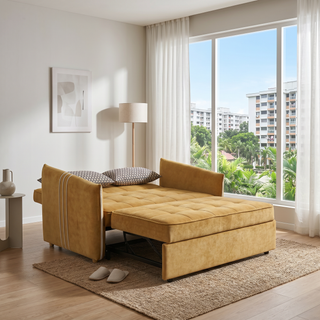 Lenovia Fabric Sofa Bed