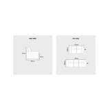 Maplea Fabric Adjustable Armrest Sofa by Esteller (Pet Friendly & Easy Clean)