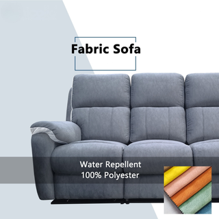 Elyra Fabric Recliner Sofa by Esteller (Pet Friendly & Easy Clean)