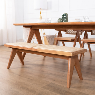 Delora Wooden Dining Bench