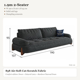 1.9m 2-Seater