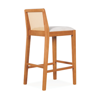 Raven Rattan Bar Stool