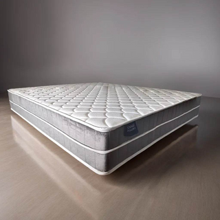 York Grey Bed Frame + Somnuz™ Durafirm 10" Spring Mattress