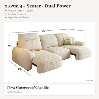 2.97m 4+ Seater · Dual Power