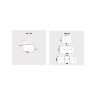 Elyra Fabric Recliner Sofa by Esteller (Pet Friendly & Easy Clean)