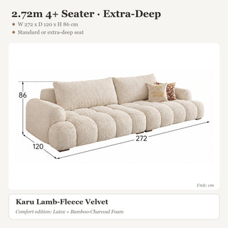 2.72m 4+ Seater · Extra-Deep