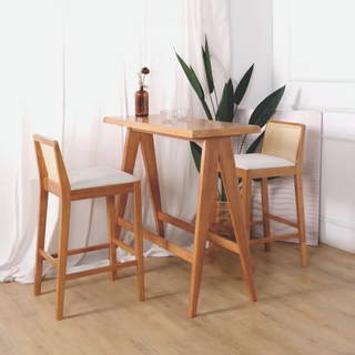 Raven Rattan Bar Stool