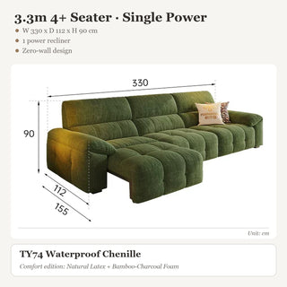 3.3m 4+ Seater · Single Power