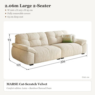 2.06m Large 2-Seater