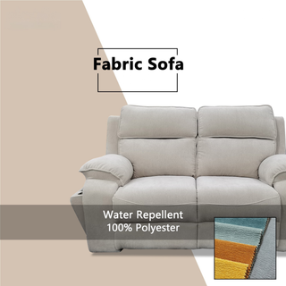 Belric Fabric Recliner Sofa by Esteller (Pet Friendly & Easy Clean)