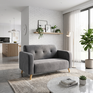 Mandel Fabric Sofa (Pet Friendly)