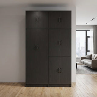 Bernald 5ft Walnut Open Door Wardrobe