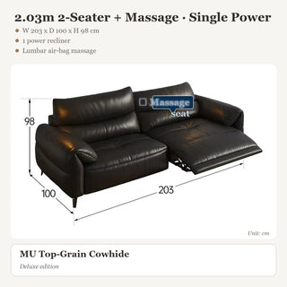2.03m 2-Seater + Massage · Single Power