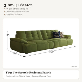3.0m 4+ Seater
