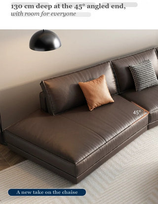 45° angled chaise end