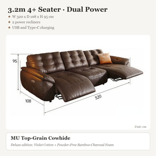 3.2m 4+ Seater · Dual Power