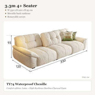3.3m 4+ Seater