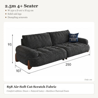 2.5m 4+ Seater