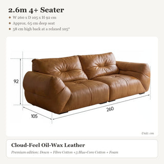 2.6m 4+ Seater