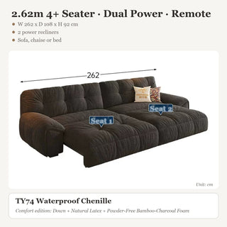 2.62m 4+ Seater · Dual Power · Remote