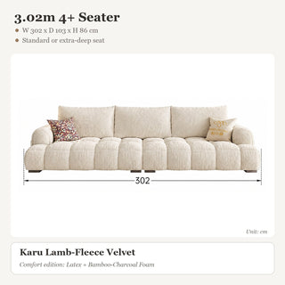 3.02m 4+ Seater