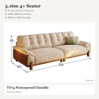 3.16m 4+ Seater