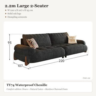 2.2m Large 2-Seater
