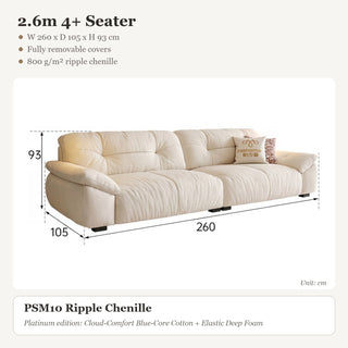 2.6m 4+ Seater