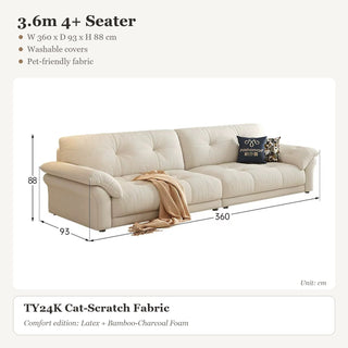3.6m 4+ Seater