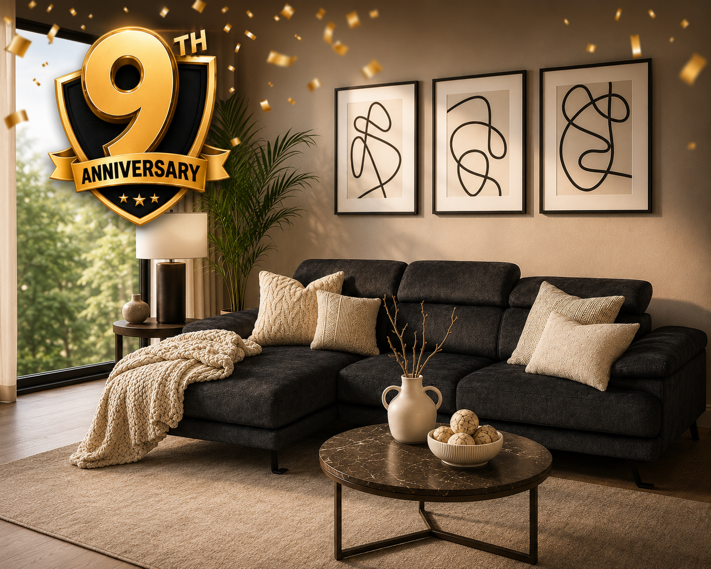 MegaFurniture 9th Anniversary showroom