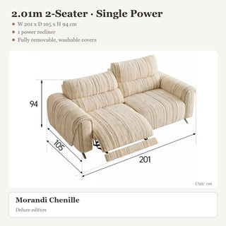 2.01m 2-Seater · Single Power