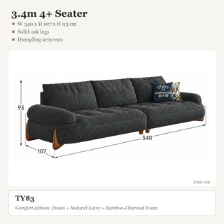 3.4m 4+ Seater